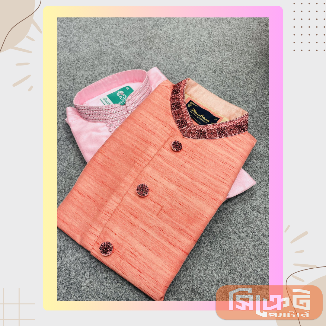 এক্সক্লুসিভ ডিজাইনার পাঞ্জাবি | রিচ এমব্রয়ডারি | প্রিমিয়াম ফ্যাব্রিক - Image 7